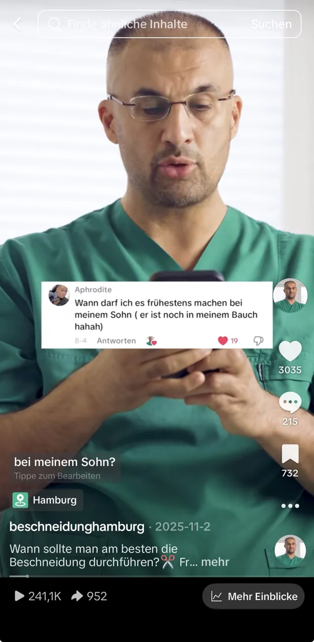 TikTok: Wann sollte man die Beschneidung durchführen?